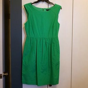 J Crew Kelly Green Dress with Pockets